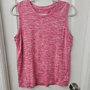 Danskin Heathered Pink Muscle Tee
